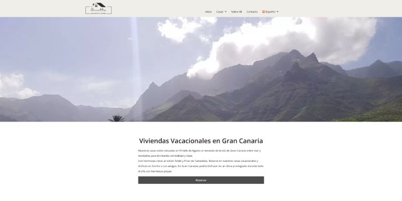 Orietta Holidays Home – Diseño de página web