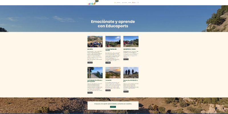 Educaports – Diseño de página web