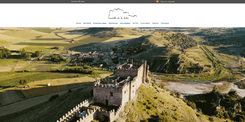 castillodelariba – diseño de pagina web de Casa Rural