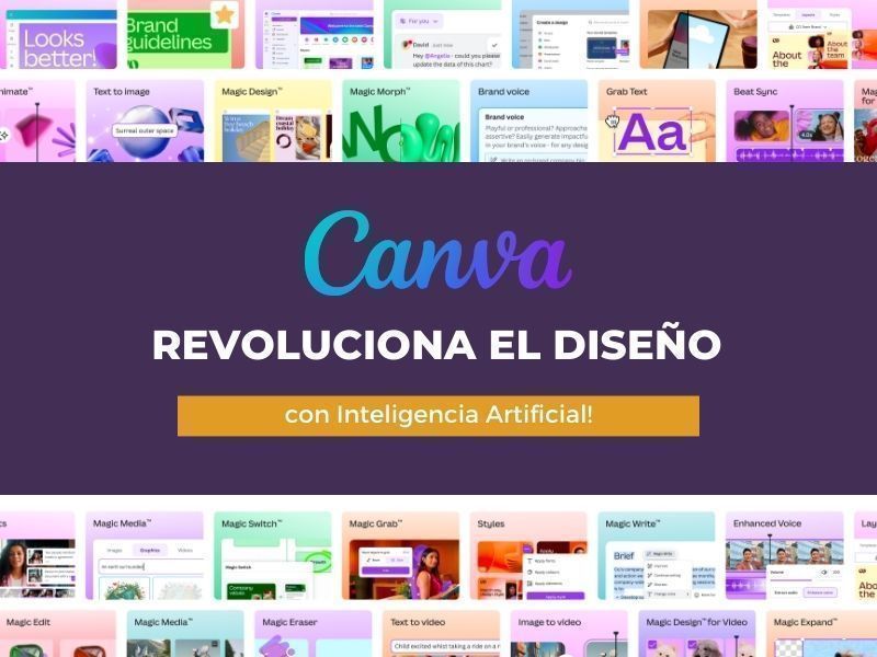 Canva revoluciona el diseño con inteligencia artificial-Agencia krece-marketing digital
